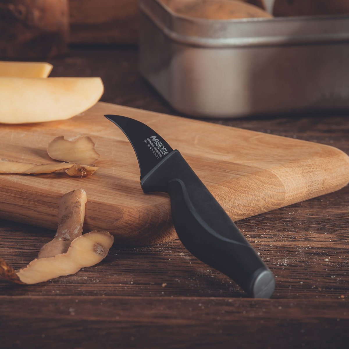Paring knife 19 cm Nirosta Black Edition