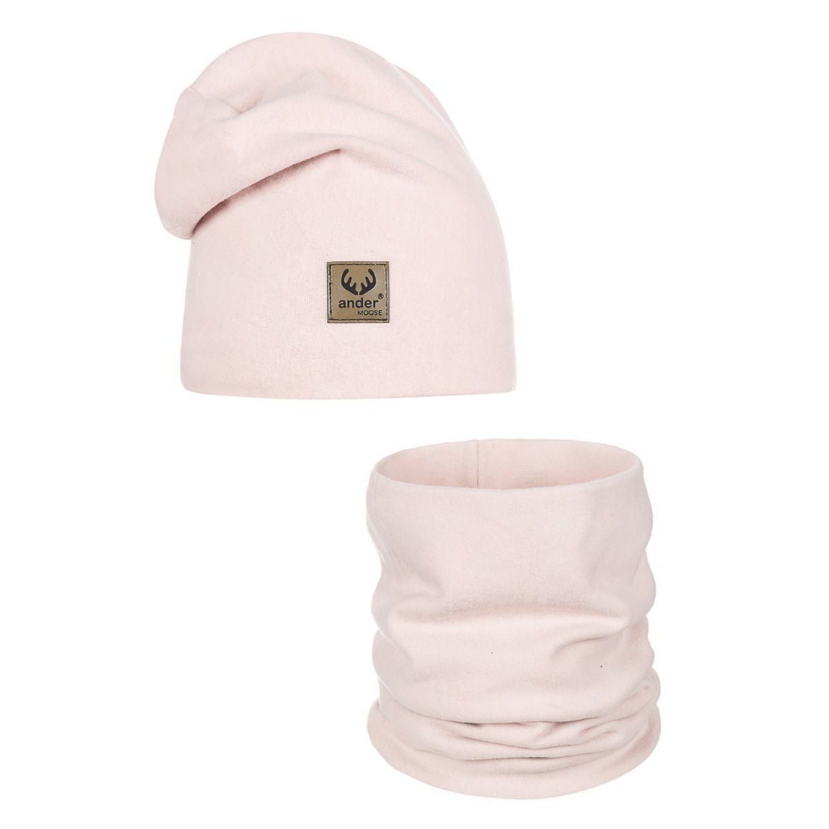 BENIAMINA hat with a snood - DARK PINK