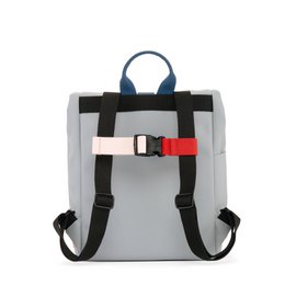 mini torba | płótno - chmurka szara