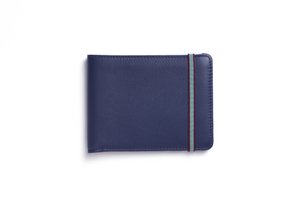 Marineblaue minimalistische Brieftasche