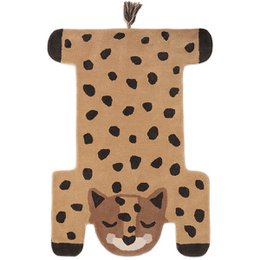 KUMAKO Kinderteppich Leopard