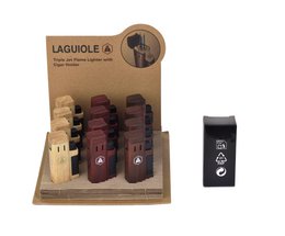 Laguiole Présentoir de 12 briquets triple flamme et support cigare