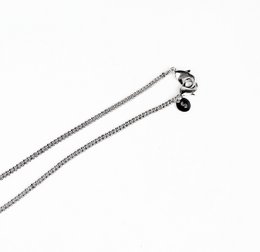 Jewel thin link silver