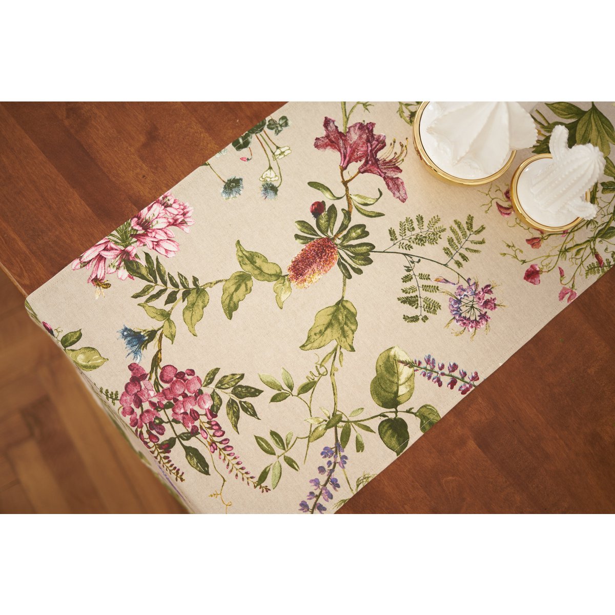 Table Runner, Poly-cotton Mix, Printed | Botanico