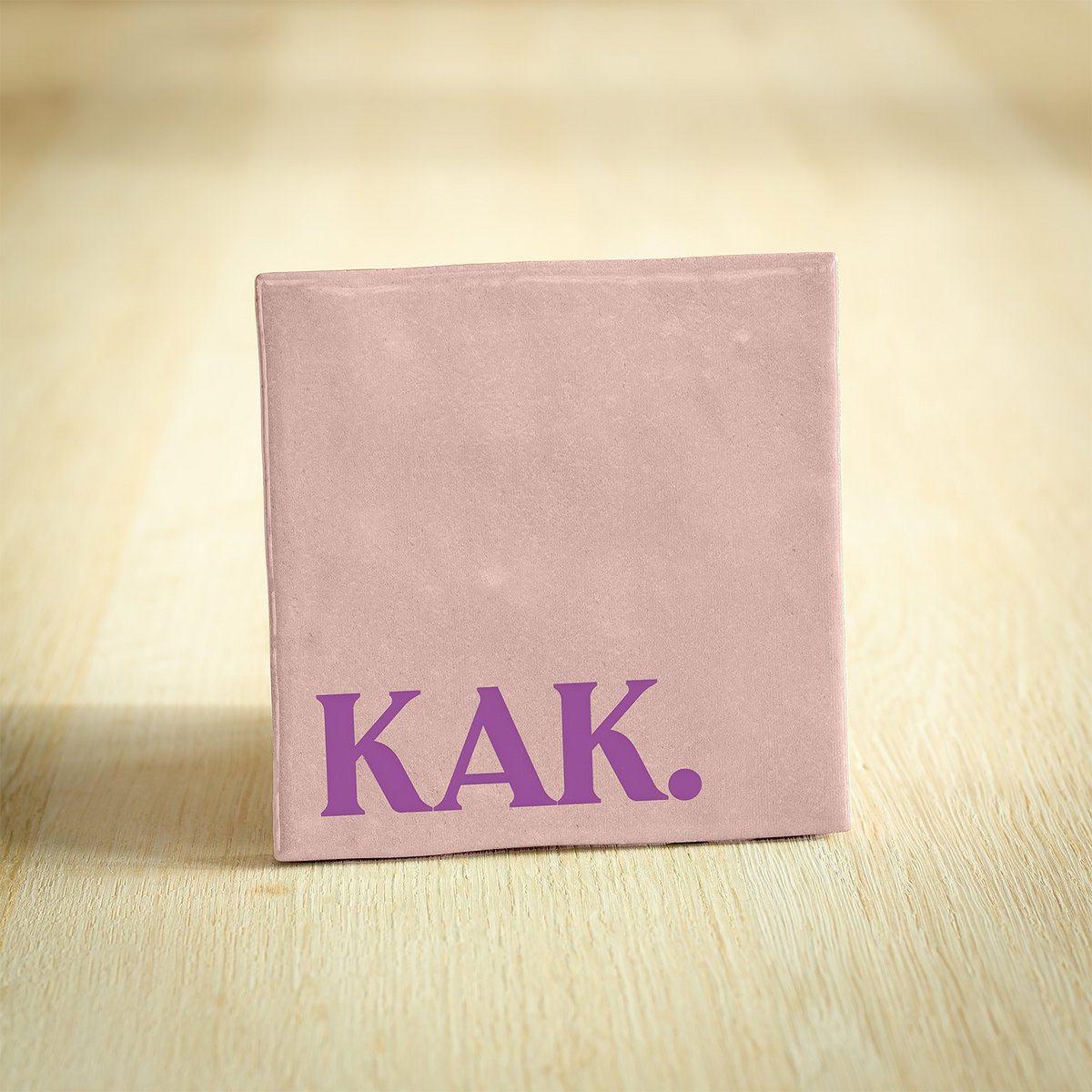 Tegeltje - KAK | Roze | 10x10cm