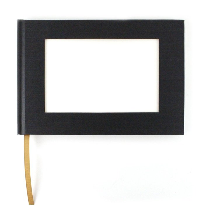 Sketchbook with insert for postcard, horizontal