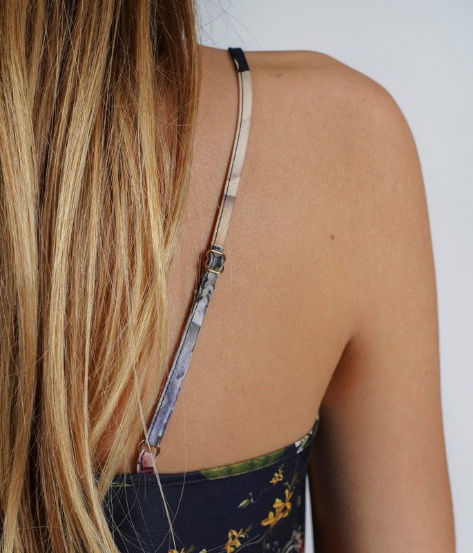 Pyjama (blouse+short) Magic Garden Bleu Foncé