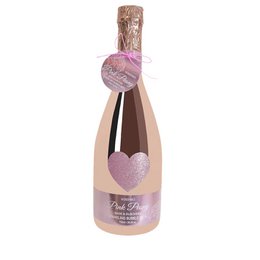 Baddouche gel in poederroos champagne fles