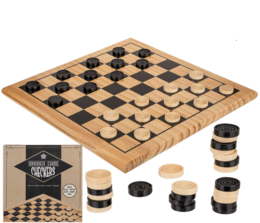 Timmy Toys - B002 - Wooden Checkers Game - 1 stuk