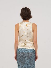 Gilet Priest con stampa del sistema solare