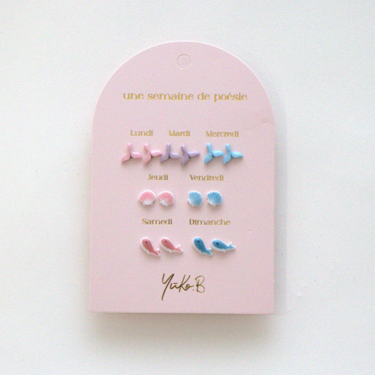 Box of 7 Earrings — Ocean Poetry Week