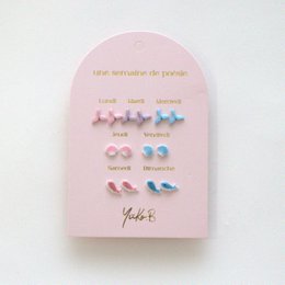 Box of 7 Earrings — Ocean Poetry Week
