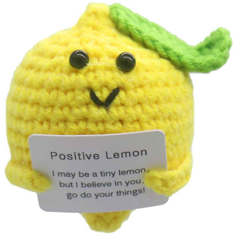 T-L2.1 T2405-037 Knitted Positive Lemon 8cm