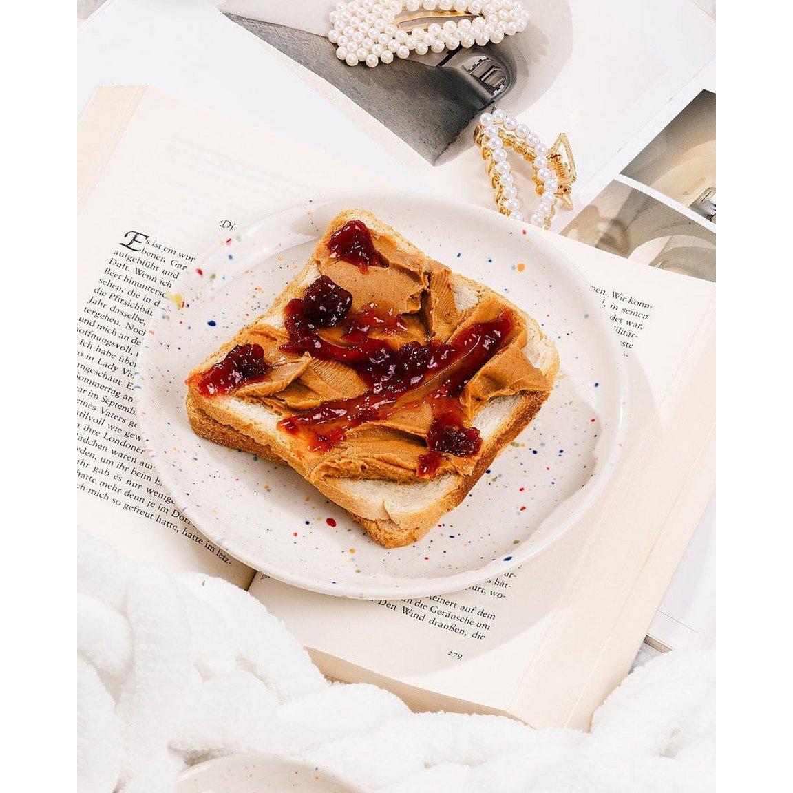 New Party Bread Plate 17cm - Mix 6 Pieces