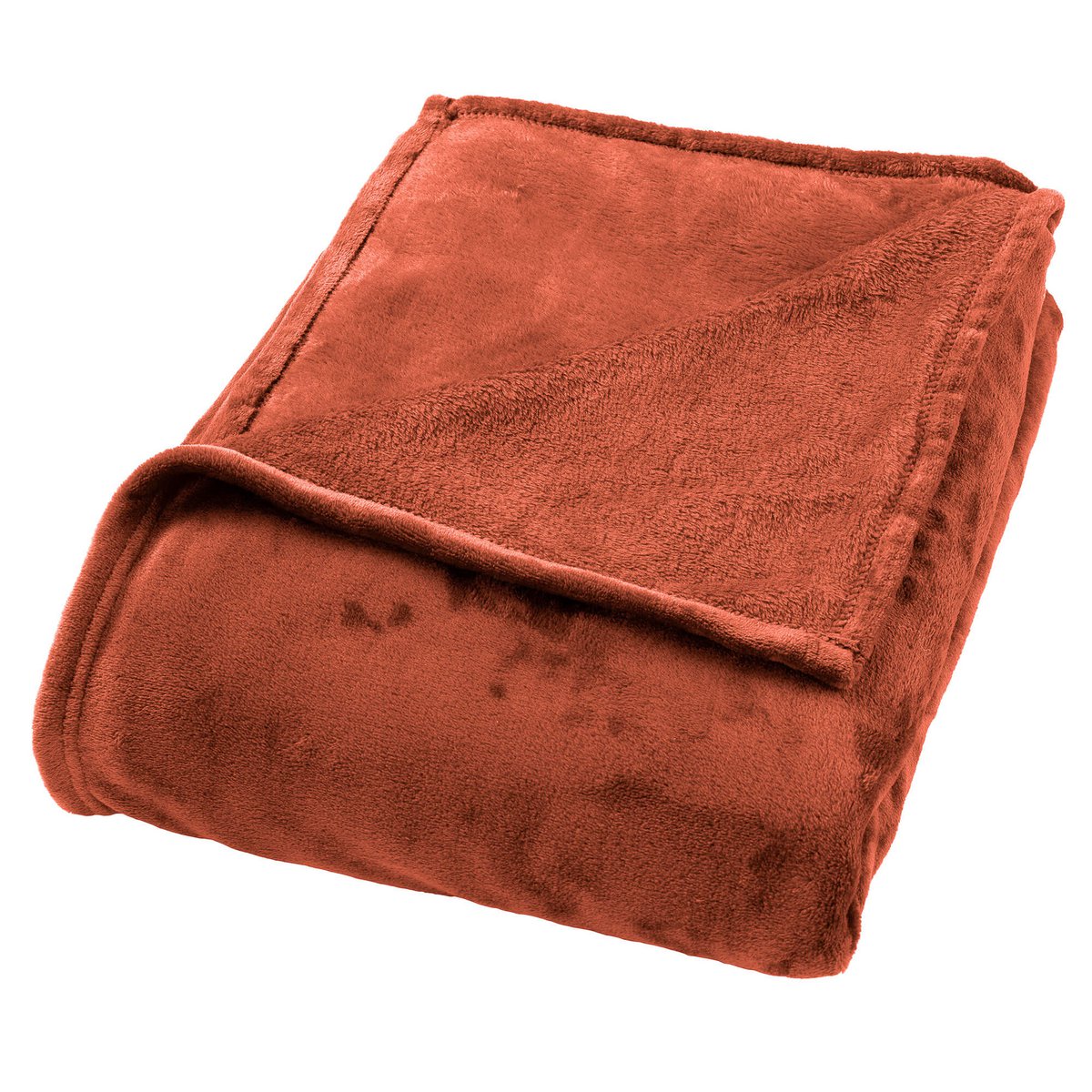 Dutch Decor BILLY - Plaid 150x200 cm Potters Clay - orange-terracotta