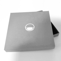 Aufbewahrungsbox-Symbol grau