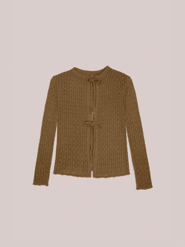 Exile Green Knit Cardigan