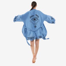 Forever Short Kimono-Azul