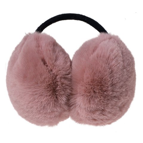 Earwarmers one size pink polyester