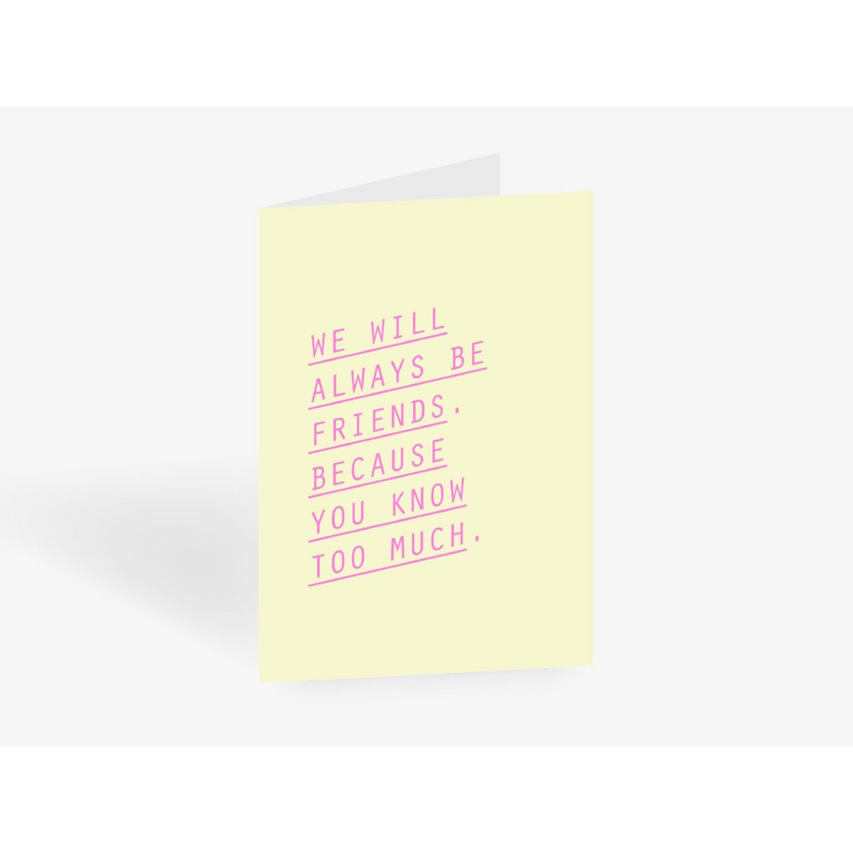 Grußkarte / Always Friends