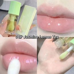Wasser-Licht-Lipgloss-Feuchtigkeitscreme, transparenter Gelee-Spiegel, Fruchtkristall-Lippenöl, klar, feuchtigkeitsspendend, aufpolsternd, koreanisches Lippenpflege-Make-up