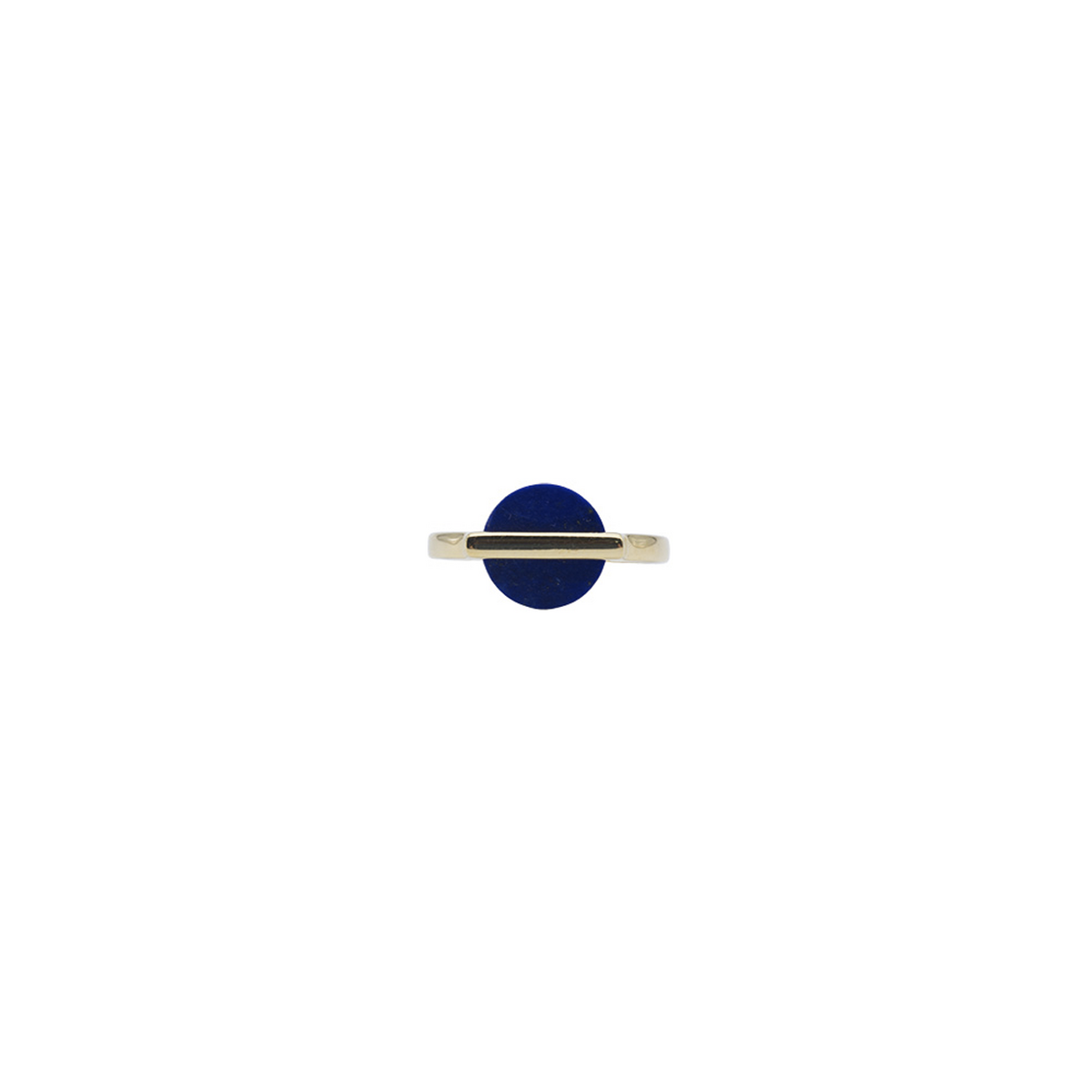 Plaqué Or 18 Carats Lapis Lazuli 56