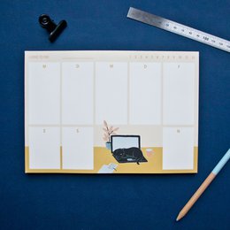 Cat weekplanner in A5-formaat