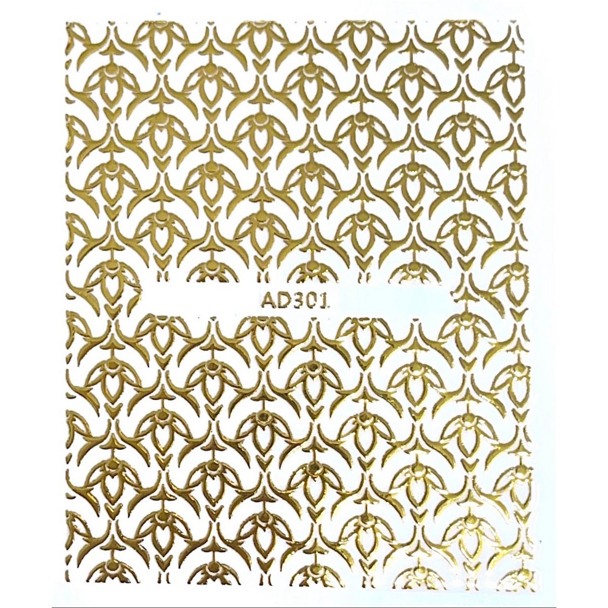Gold pattern stickers