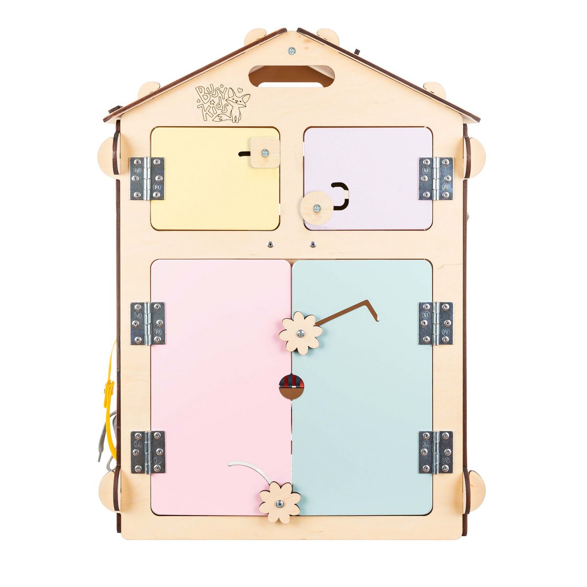 Casita sensorial BusyBoard Natura Pastel - edición limitada