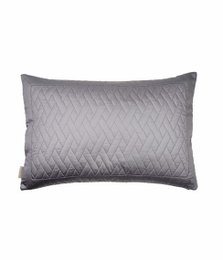Decorative Pillowcase Quilted Black Sand