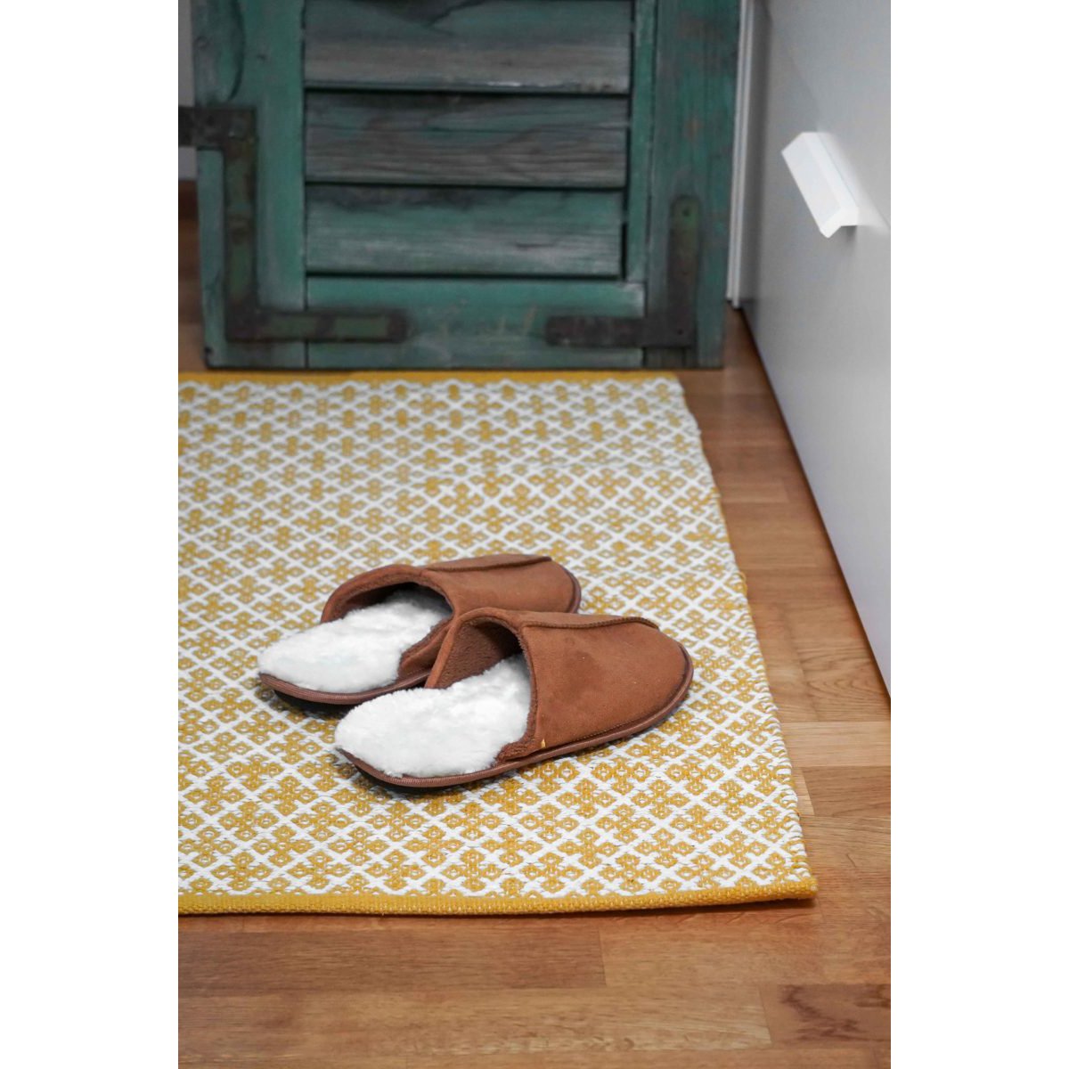 Tappeto senape orientale 100% cotone 60x90 cm Isabelle Rose