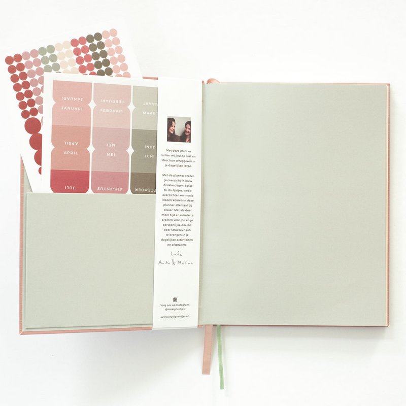 Weekly planner (Old pink cover)