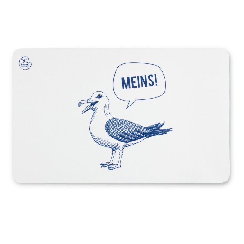 Planche à petit-déjeuner en mélamine avec inscription « Mine ! »