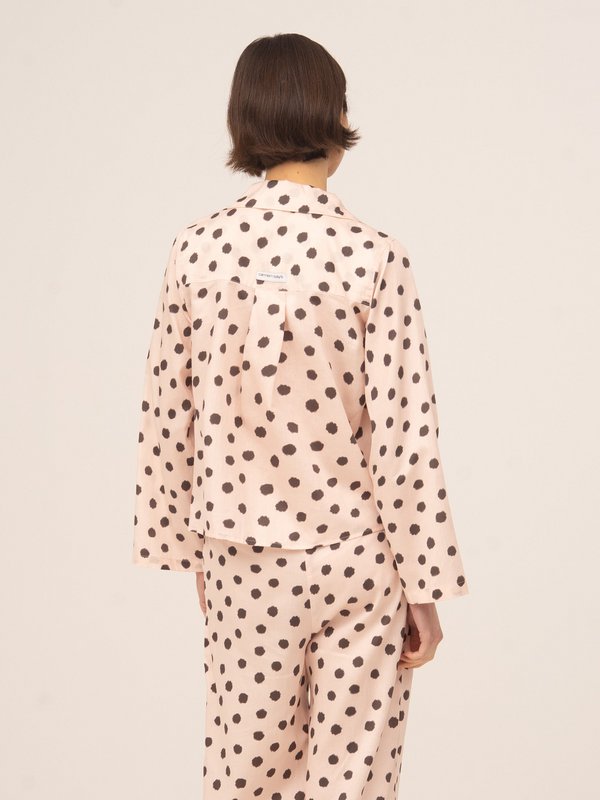 Noctis Pyjamashirt met stippen