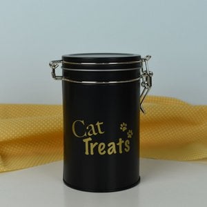"Cat treats" candy jar