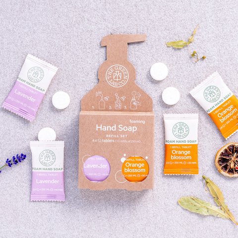 Nachfüllset Handseifentabletten - Orangenblüte & Lavendel