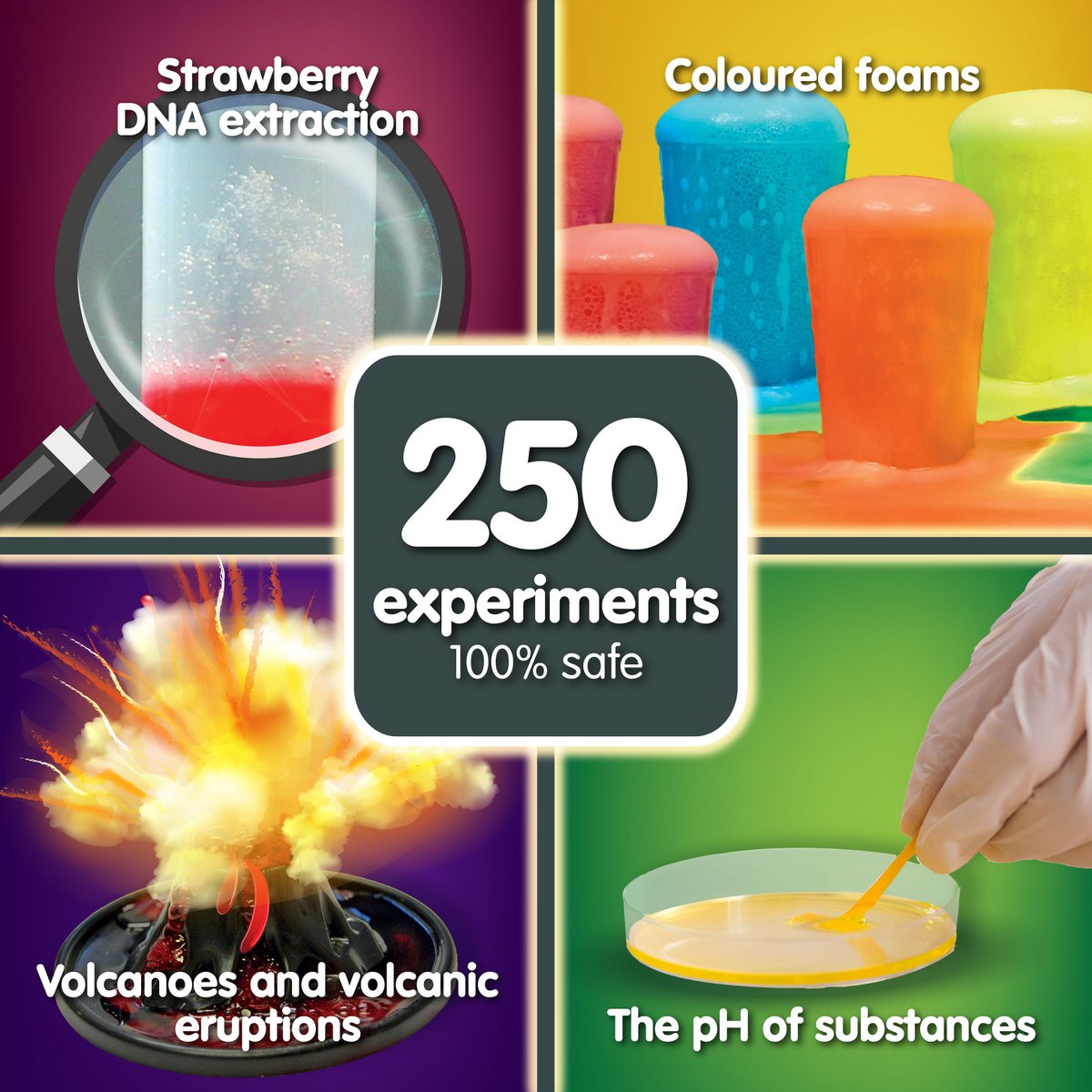 Science Kit 250 Experimenten (6 talen)
