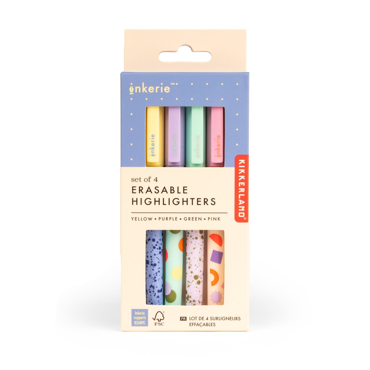 Löschbare Textmarker von Inkerie