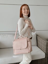 Sac de Grossesse MIREM By Nenina & Co Rose pâle + Cadeau Matelas à Langer