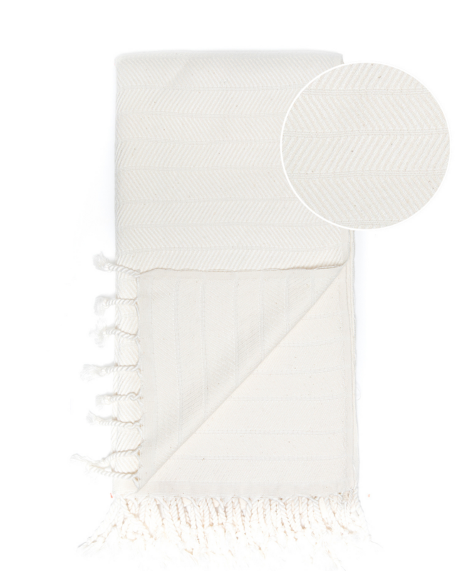 Asciugamano Sauna Hammam ILVA in cotone di bambù – Asciugatura rapida e leggero – Bianco - 180x100 cm