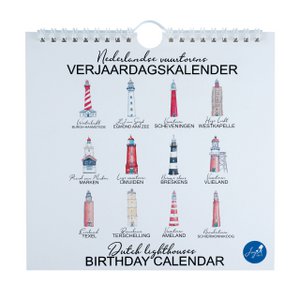 VERJAARDAGSKALENDER NEDERLANDSE VUURTOREN - JOYIN