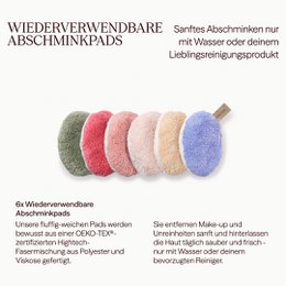 Wiederverwendbare Abschminkpads - 6er Set