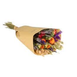 Dried Flowers Field Bouquet – Orange