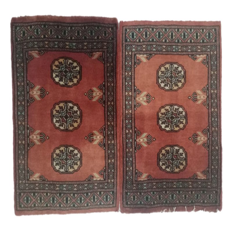 Tapis en laine d'opium noué à la main Bokhara