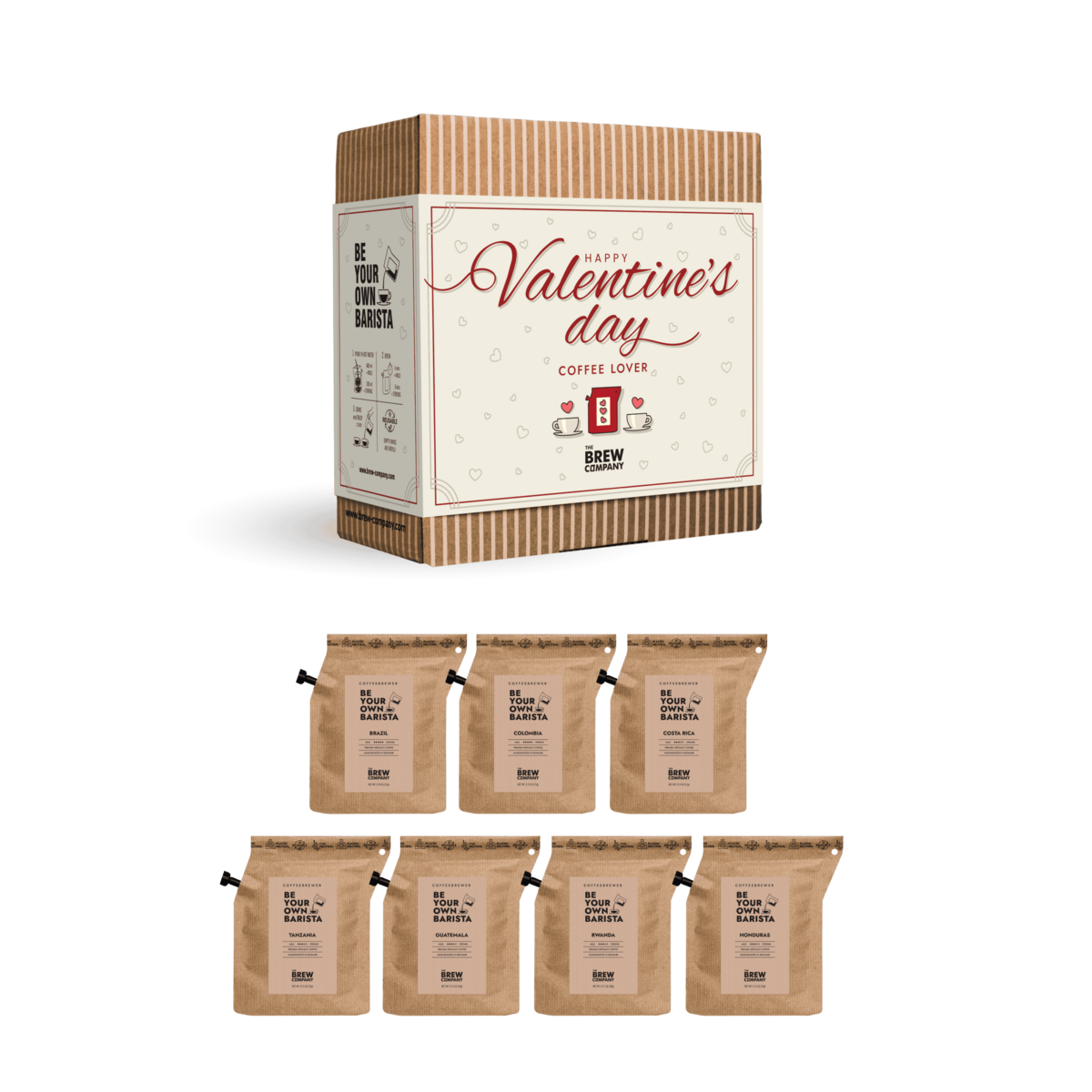 VALENTINS DAG KAFFE GAVEÆSKE