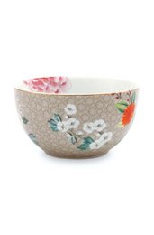 Bowl Blushing Birds Khaki 12cm