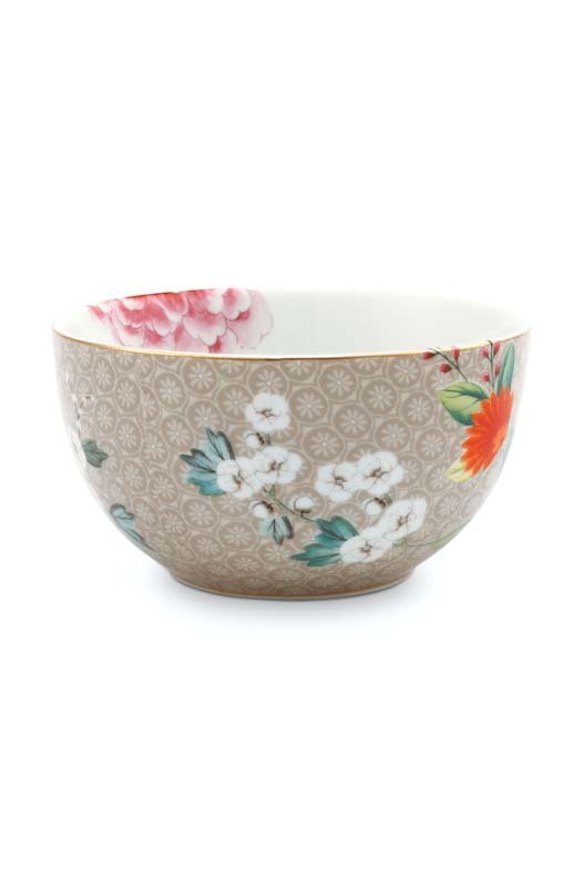 Bowl Blushing Birds Khaki 12cm