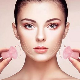 Champi Gua Sha – Rosenquarz – Effektive Gesichtsmassage – Ausstrahlung des Teints und gesunder Glanzeffekt – Hilfsmittel für das Wohlbefinden