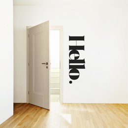 Hello | Adhesive Lettering