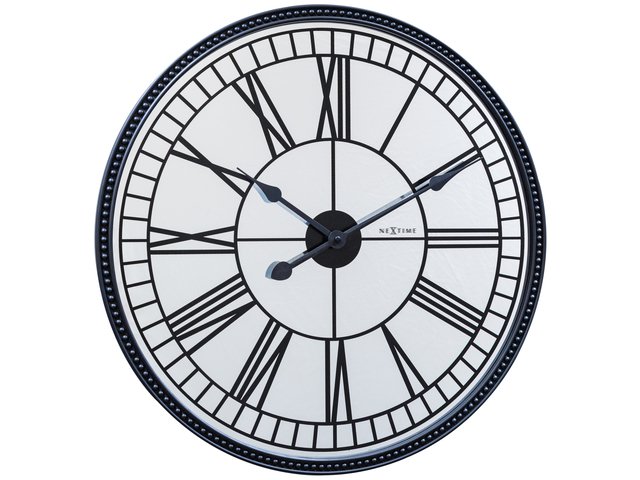 Wall clock NeXtime Cleopatra Mirror 56 cm black